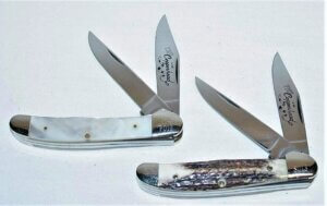 Copperhead set in Mother of Pearl and stag, 1981