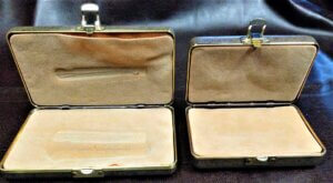 Figure 9, Interior of the Master Cutler Collection Clamshell holders. 
