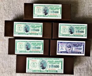 2005, 15th Keystone Series, box labels with "dollar" design 